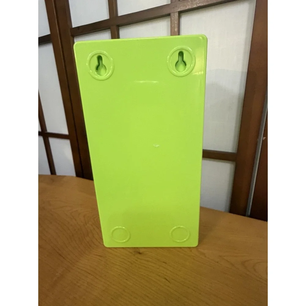 Spextrum Tissue Box Flying Skirt Green Funky Eclectic Wall Mount